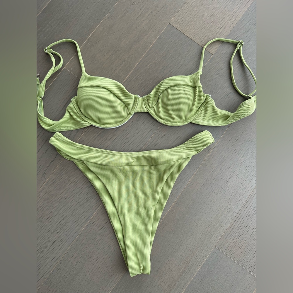 New Shein green bikini